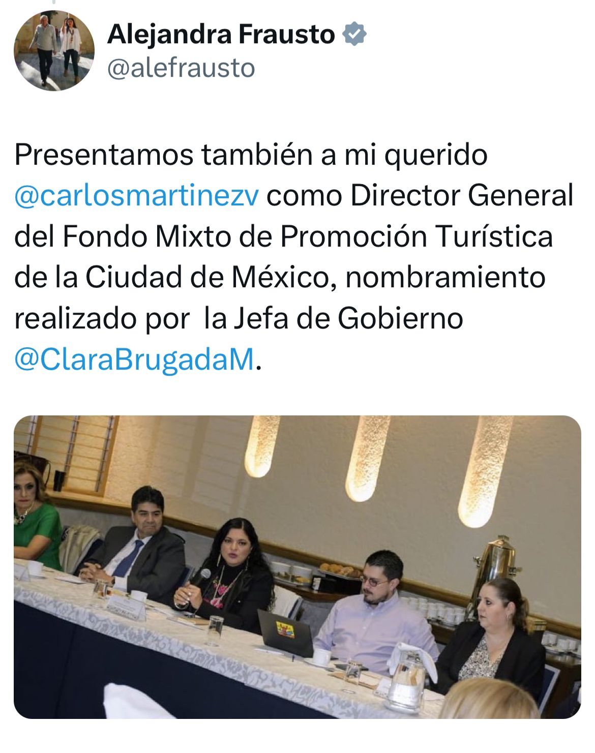 El tlaxcalteca Carlos Martínez Velázquez, al frente del Fondo Mixto de Promoción Turística de la CDMX